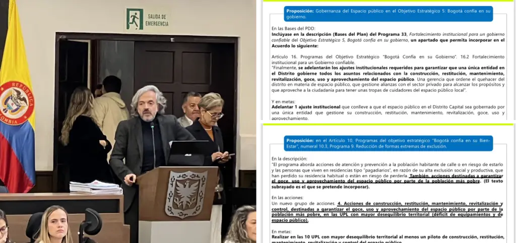 Logramos que Alcaldía acogiera propuesta de Comité para el espacio público