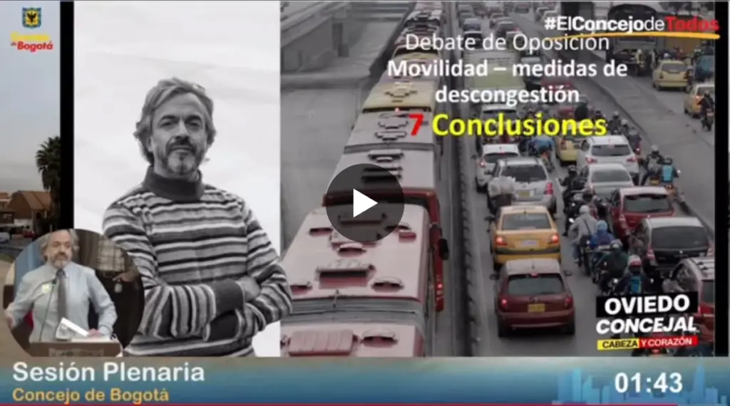 Sabemos que #Bogotá está en obra, pero se necesita astucia y actitud resolutiva para desarrollar medidas de descongestión.