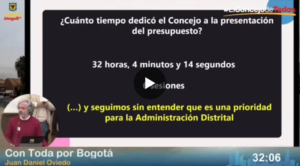 La alcaldía de Bogotá no dio a entender cuáles son sus prioridades (o si las tienen) en las que usará el presupuesto del 2025. ¡Y eso es grave!