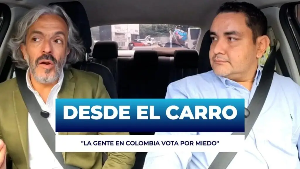 Juan Daniel Oviedo desde el carro nos contó cuales son las estadísticas de Villavicencio. Confesó que quiere ser el próximo presidente de Colombia.