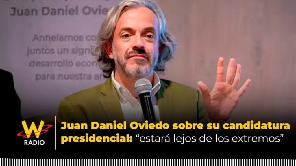 El exconcejal de Bogotá Juan Daniel Oviedo conversó con La W acerca de su aspiración a la Presidencia en las elecciones de 2026.