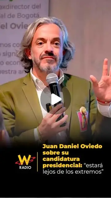 En diálogo con La W, Juan Daniel Oviedo habló a propósito de su intención de aspirar a la Presidencia de la República en las elecciones de 2026 tras la renuncia a su escaño en el Concejo de Bogotá.