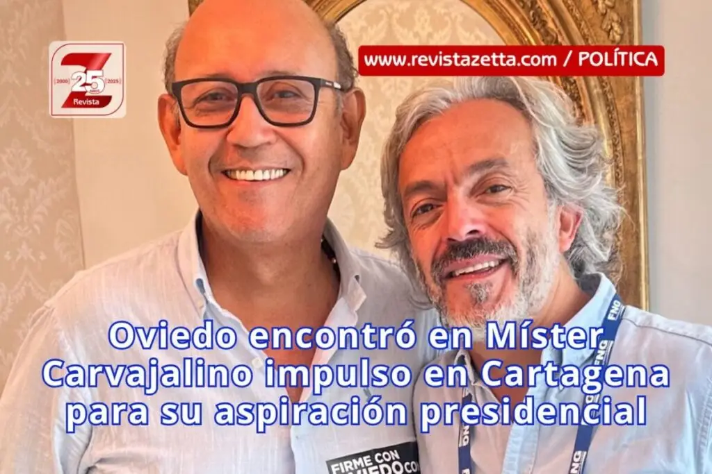 Oviedo encontró en Míster Carvajalino impulso en Cartagena para su aspiración presidencial