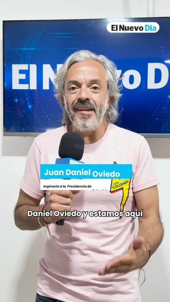 Juan Daniel Oviedo con miras a la presidencia de Colombia y bajo los pilares de disciplina