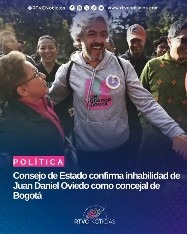 Consejo de Estado ratifica nulidad de la elección de Juan Daniel Oviedo como concejal de Bogotá