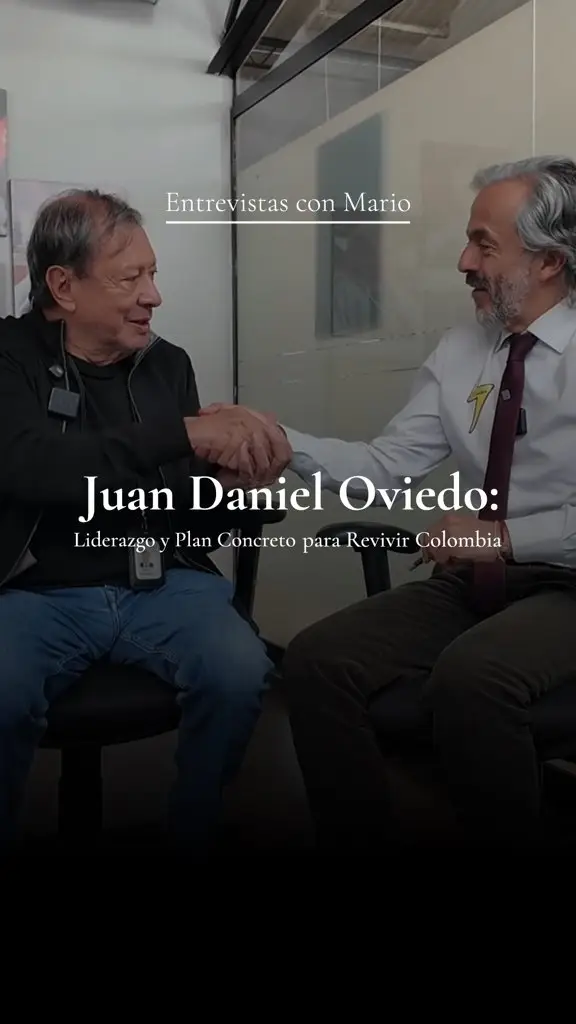 ¿Qué propone Juan Daniel Oviedo para cambiar el rumbo de Colombia? Como exdirector del DANE, lleva su propuesta de desarrollo centrada en seguridad y justicia,