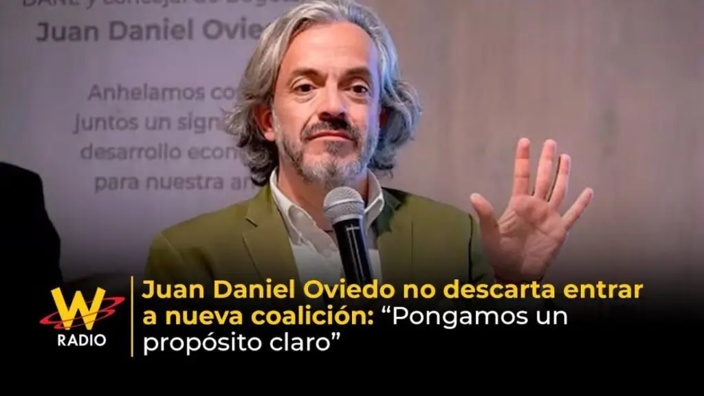Juan Daniel Oviedo no descarta entrar a nueva coalición: “Pongamos un propósito claro”