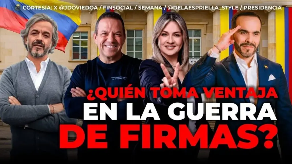 Juan Daniel Oviedo, Santiago Botero, Vicky Dávila o Abelardo de la Espriella. ¿Quién toma ventaja?