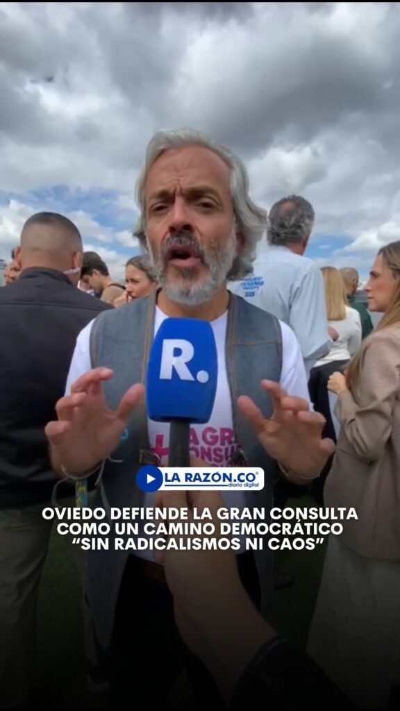 El precandidato presidencial Juan Daniel Oviedo aseguró que la Gran Consulta por Colombia representa una oportunidad histórica para que los ciudadanos decidan el rumbo del país desde la unidad