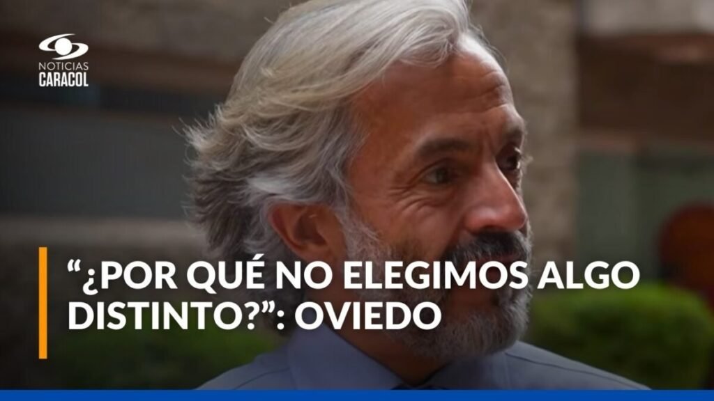 ¿La aspiración presidencial de Juan Daniel Oviedo es un escalón para llegar a la Alcaldía de Bogotá?