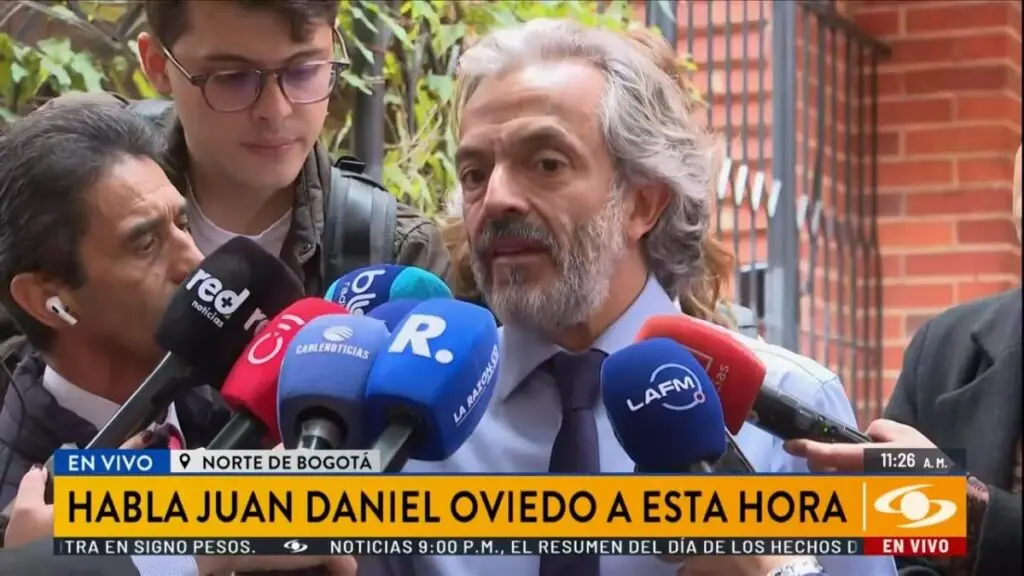Juan Daniel Oviedo habló después de su reunión en la casa de Paloma Valencia: