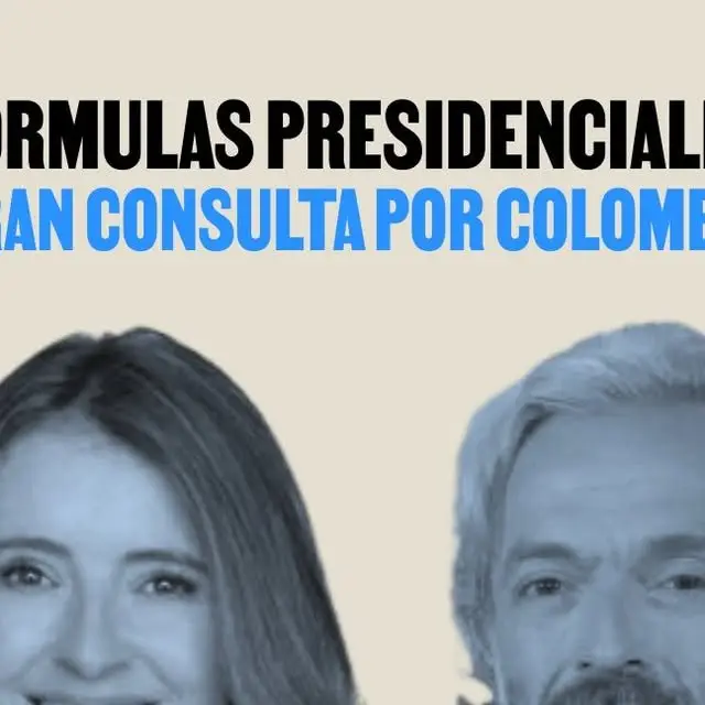 En un evento en el Centro Comercial GranSan en San Victorino, en el centro de Bogotá, Paloma Valencia formalizó a Juan Daniel Oviedo como su fórmula vicepresidencial.
