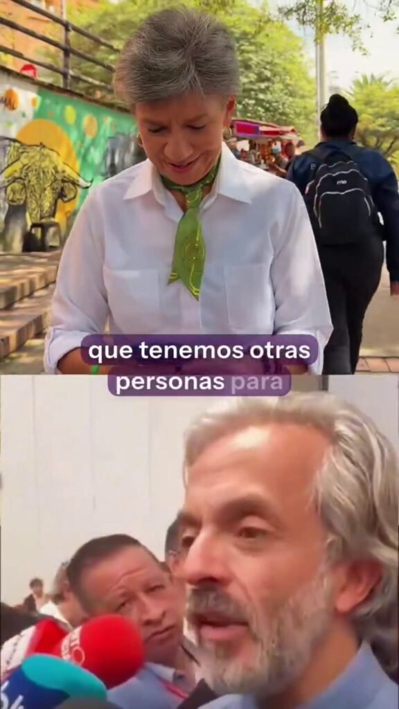 Claudia López criticó a Juan Daniel Oviedo por aliarse con Paloma Valencia
